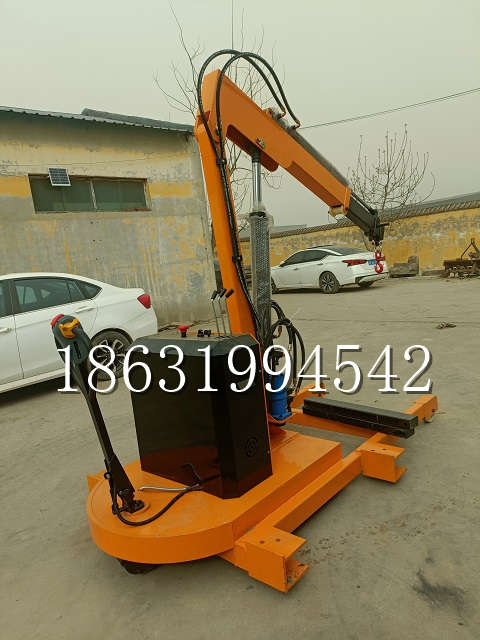东莞市自卸车厢随车吊 自制轮式四不像起重机 四驱平板吊 5吨 贵盛